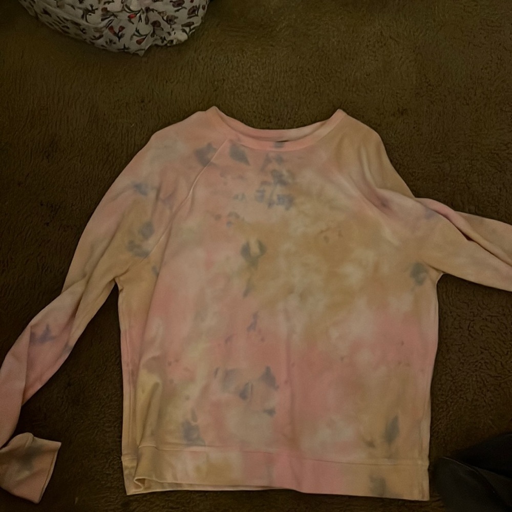 New pink sweater.
